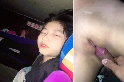 Em bướm còn non nên anh nhét không hết