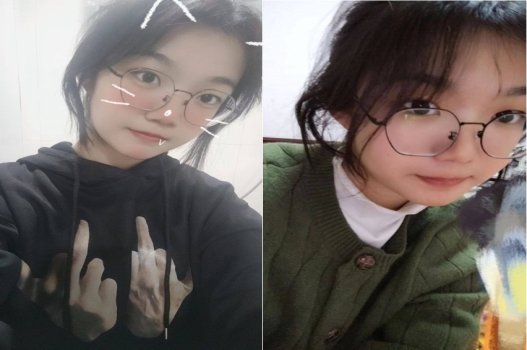 Nữ sinh dâm đeo kính cận