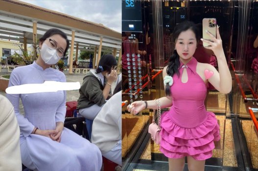 Nữ sinh trắng trẻo đi bar tối gặp chuyện thân mật